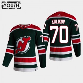 New Jersey Devils Trikot Dmitry Kulikov 70 2020-21 Reverse Retro Authentic - Kinder